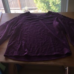 h&m purple sweater